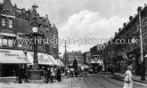 High Street showing Jubilee Clock, Harlesden, London. c.1914