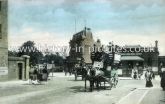 St John's Road, Railway Station, Wellington Road, St John's Wood, London. c.1905.