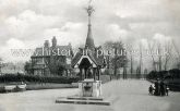 Entrance to Roundwood Park & Drinking Fountain, Harlesden, London. c.1910