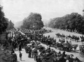 The Drive and Rotten Row, Hyde Park, London. c.1890's