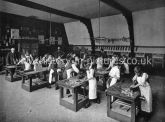 Carpentry Class, Kilburn Lane Higher Grade School, Kilburn, London. c.1890's