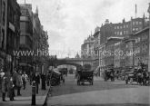 Holborn Viaduct from Farringdon Street, London. c.1890's