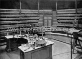 Faraday's Table in the Theatre of The Royal Institution, Albemarle Street, London. c.1890's