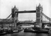 The Tower Bridge, Opening Day 30th June, 1894. London.