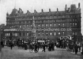 The Hotel & Railway Station, Charing Cross, London. c.1890's.