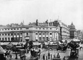 The Corner of Upper Oxford Street, Oxford Circus, London. c.1890's.