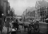 Holborn Viaduct, Farringdon Street, London. c.1890's.