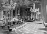 The Throne Room, Buckingham Palace, London. c.1890's.