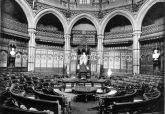 The Council Chamber, Guildhall, London. c.1890's.