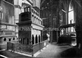 The Tomb of Edward the Confessor, Westminster Abbey, London. c.1890's.