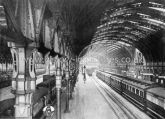 Paddington Station Platforms. London. c.1890's.