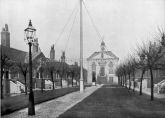 The Trinity Almshouse, Mile End Road, London. c.1890's.
