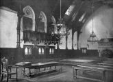 The Great Hall, Merchant Taylors School, St. Lawrence, Pountney, London. c.1890's.