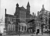 Sion College, Thames Embankment, London. c.1890's.