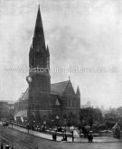 St. Mary's Church, Whitechapel Road, London. c.1890's.