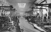 Making Carriages for Field Guns, Woolwich Arsenal Factory, Woolwich, London. c.1910.