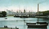 The River from The Promenade looking towards the town, Ipswich, Suffolk. c.1907