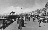 Promenade and Bandstand, looking towards Hove, Brighton, Sussex. c.1910