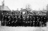 Band of V Division, Metropolitian Police, Wandsworth, London. c.1913.