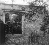 View of the East Window, Ruined Church, East Hanningfield, Essex. 8th July 1930