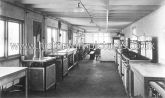 The Communal Kitchen Interior, Grange Farm, Chigwell, Essex. c.1940's