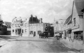 The Blue Boar Public House and Market Place, Abridge, Essex. c.1907