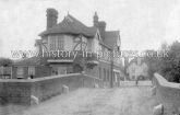 The White Hart Public House and Bridge, Abridge, Essex. 1906