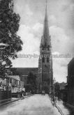 The Church and St Thomas Road, Brentwood, Essex. c.1914