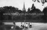 The Pond and St Johns Church, Buckhurst Hill, Essex. c.1914