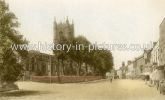 St Mary's Church and High Street,  Dedham, Essex. c.1920's
