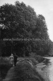 On the banks of the River Stort, Harlow, Essex. c.1930's