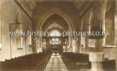 Interior, St Mary's Chirch, Harlow, Essex. c.1940's