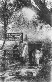 Old Bridge & Gate, Central Park, Ilford, Essex. c.1904