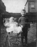 Children in Garden of 75 Uphall Road, Ilford, Essex. c.1910
