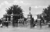 Gates to Marine Promenade, Maldon, Essex. c.1908