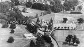 St Mary's Church,from the air,Mistley, Essex. c.1920's