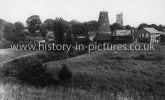 Church and Mill from the Mount, Rayleigh, Essex. c.1920's