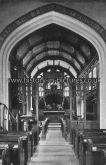 Interior, All Saints Church, Rayne, Essex. c.1915