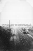 Great Eastern Railway, taken from footbridge at Romford, Essex. Aug 1911