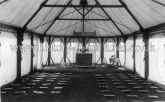 Church Interior, Skreens Park Camp, Roxwell, Essex. c.1930's