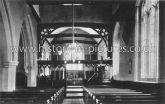 The Interior, St Peters Church, Roydon Essex. c.1915
