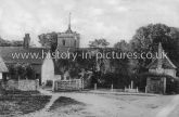 St. Peter's Church and Stocks, Roydon, Essex. c.1906