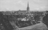 Town and St Mary's Church, Saffron Walden, Essex. c.1915