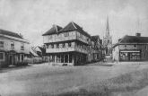 Guild Hall and Church, Thaxted, Essex. c.1906