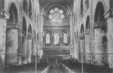 Interior, The Nave, Waltham Abbey, Essex. c.1905