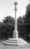 War Memorial, Earls Colne, Essex. c.1920's