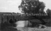 Bridge and River, Gt Bardfield, Essex. c.1915