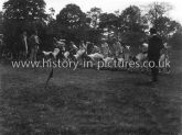 Wheel Barrow Race at Harlow College Sports Day, Harlow, Essex. July 8th 1911