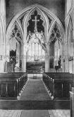 Interior, St Mary the Virgin Church, Stebbing, Essex. c.1910
