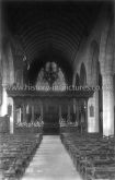 St John's Church Interior, Epping. Essex. c.1930's